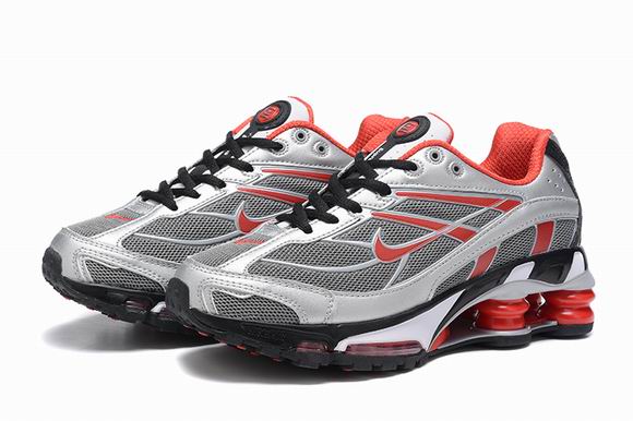 Nike Shox Ride 2 Grey Silver Red Men's Running Shoes-20 - Click Image to Close